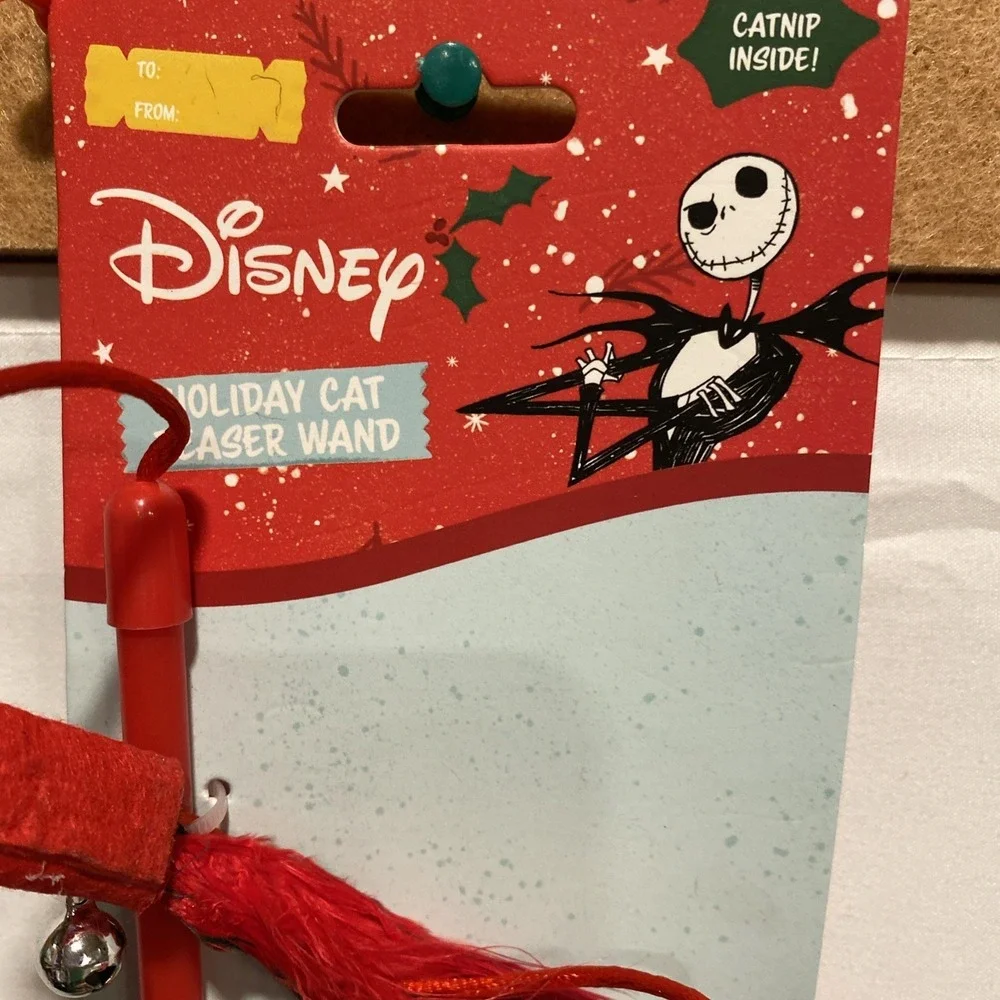 Disney The Nightmare Before Christmas Holiday Cat Toy Jack Skellington‎ New